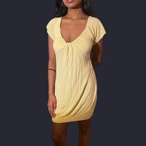 Yellow Mini Dress
